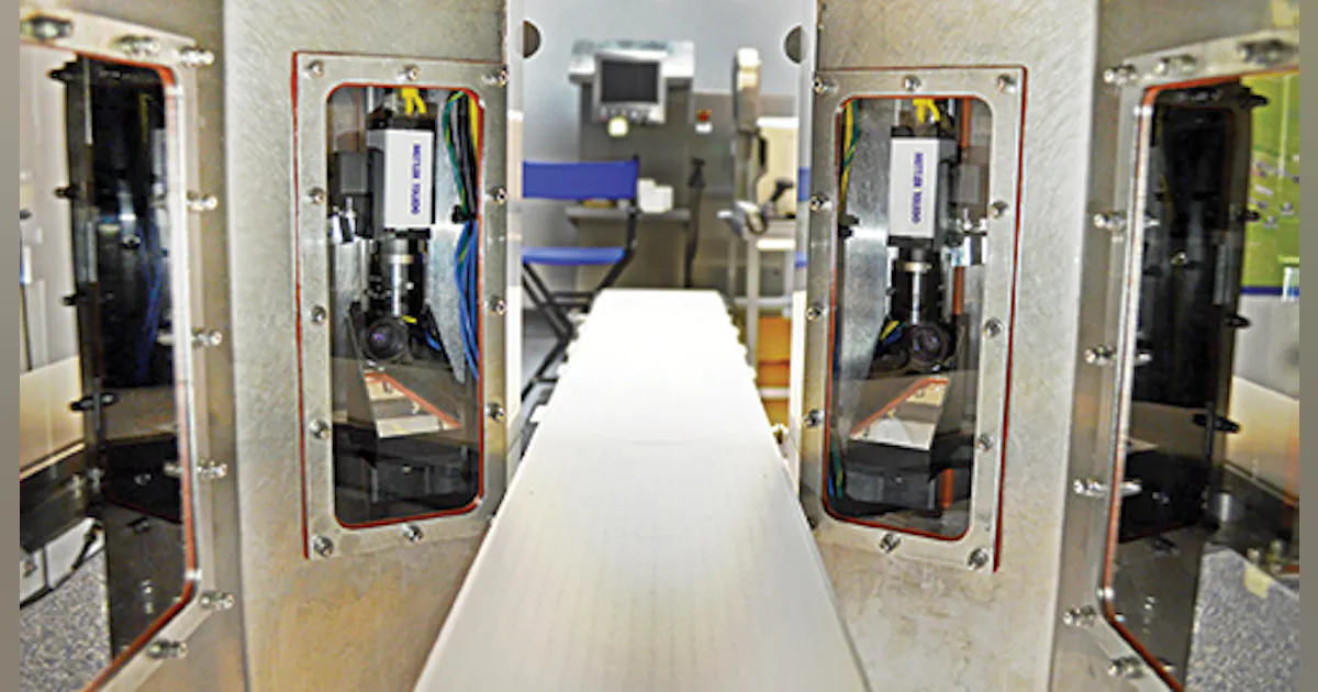 Two Camera Operator Machine Industrial Automation: Multiple camera system inspects print and labels ...