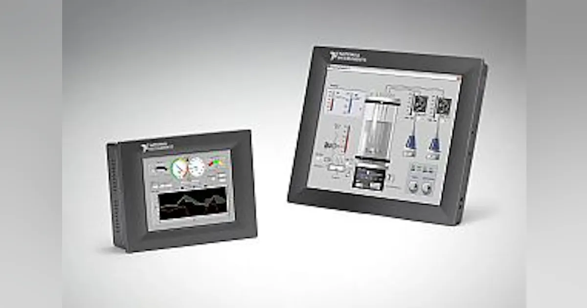 Touchscreen computers from National Instruments can be deployed in ...