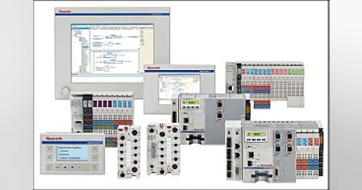 Indraworks Panel Bosch Rexroth IndraLogic PLC provides multiple machine control ...