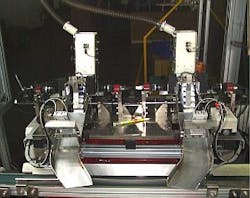 Automated machine-vision system tests airbag inflators Automated machine-vision system tests airbag inflators
