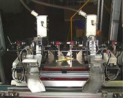 Automated machine-vision system tests airbag inflators