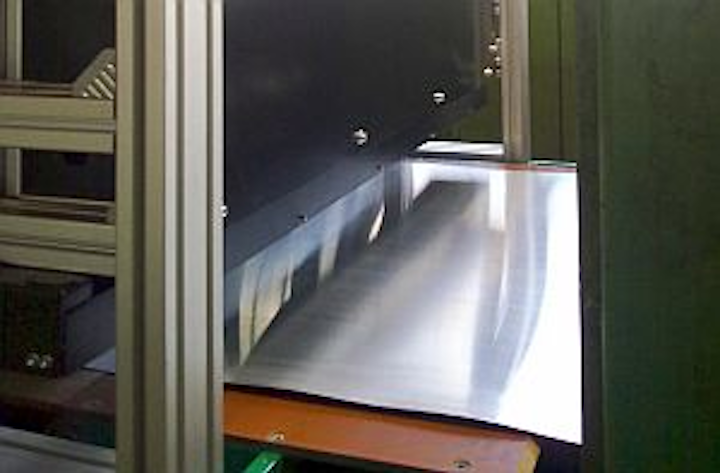 Linescan cameras ensure metal-sheet quality