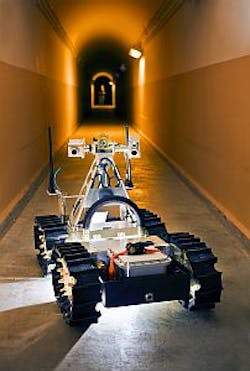 Vision guides Sandia service robots down into mines Vision guides Sandia service robots down into mines