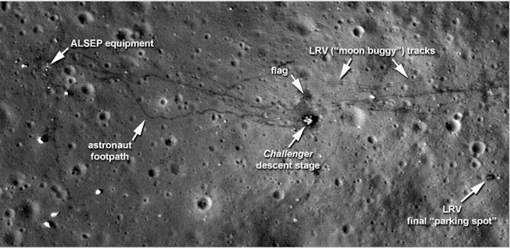 Wide-angle camera captures sharper images of moon landing sites
