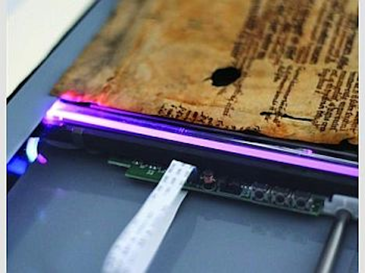 Multispectral scanning reveals hidden detail in old documents