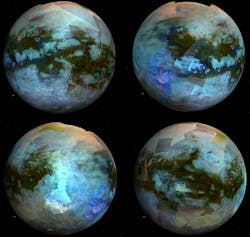 Research team pieces together the surface of Titan moon with Visual and Infrared Mapping Spectrometer (VIMS) Research team pieces together the surface of Titan moon with Visual and Infrared Mapping Spectrometer (VIMS)