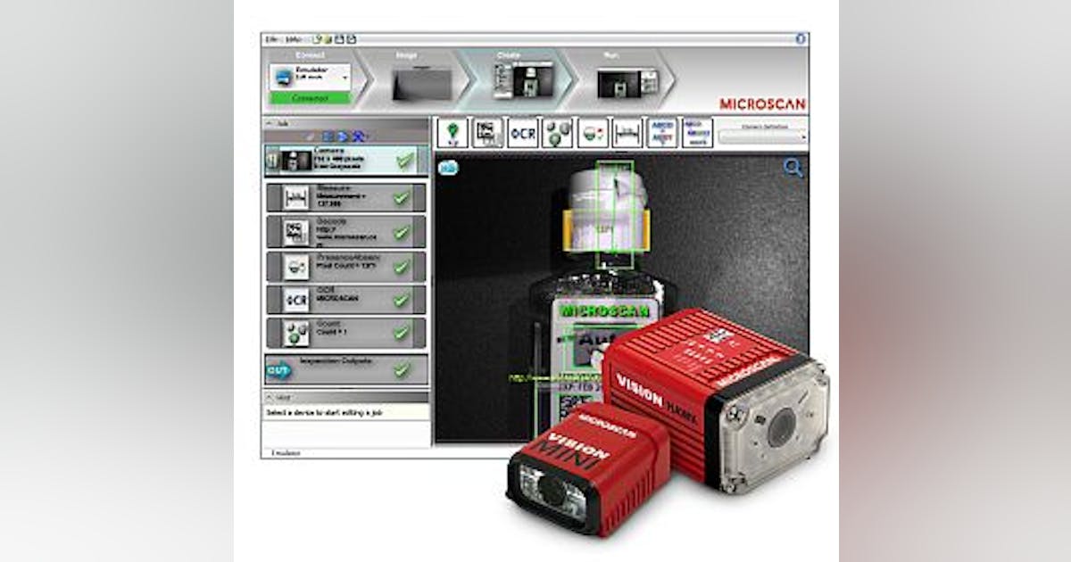 Microscan software simplifies machine-vision setup | Vision Systems Design
