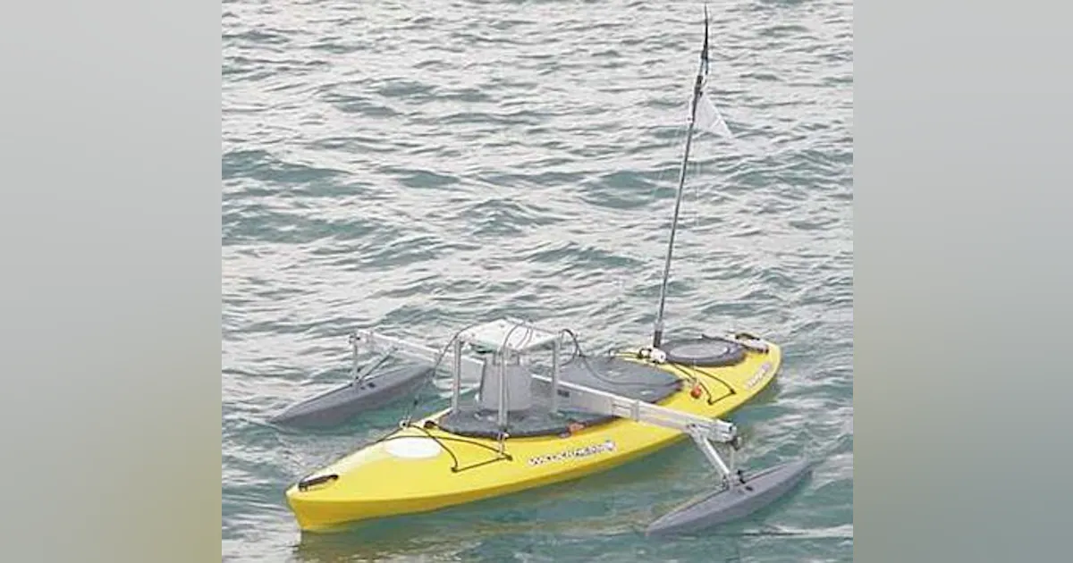 Robotic kayak helps map marine structures | Vision Systems Design