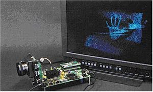 Vempire time-of-flight based camera system developed by Fraunhofer Institute for Integrated Circuits (IIS) captures 3-D images