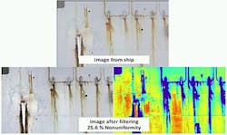 Cameras check ships' coatings with AFTCAT software Cameras check ships' coatings with AFTCAT software