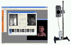 Cybula's face recognition system can match 3-D images to a 2-D image database Cybula's face recognition system can match 3-D images to a 2-D image database
