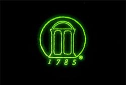 University of Georgia scientists have produced a material that emits a long-lasting, near-infrared glow after exposure to sunlight University of Georgia scientists have produced a material that emits a long-lasting, near-infrared glow after exposure to sunlight