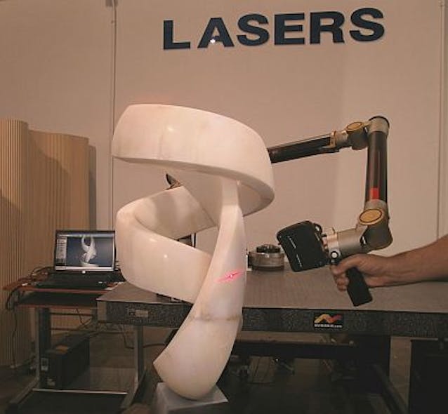 A Santa Fe-based master stone sculptor is using a laser-scanning service from NVision to enable him to capture and save his work as computer models