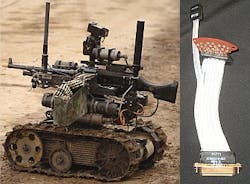 Cicoil flat silicone cables for unmanned military ground vehicles Cicoil flat silicone cables for unmanned military ground vehicles