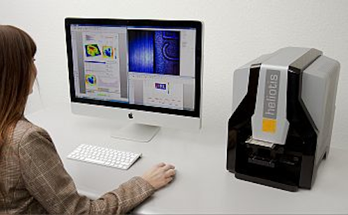 Heliotis optical profilers integrate MountainsMap imaging topography surface metrology software from Digital Surf