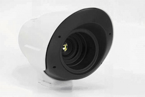 Thermal camera remotely detects fires