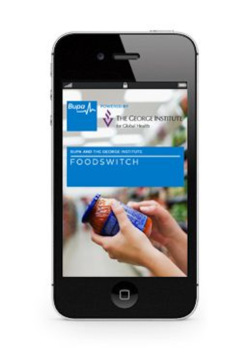 iPhone camera app helps Australians select healthier foods by scanning barcodes at the market.