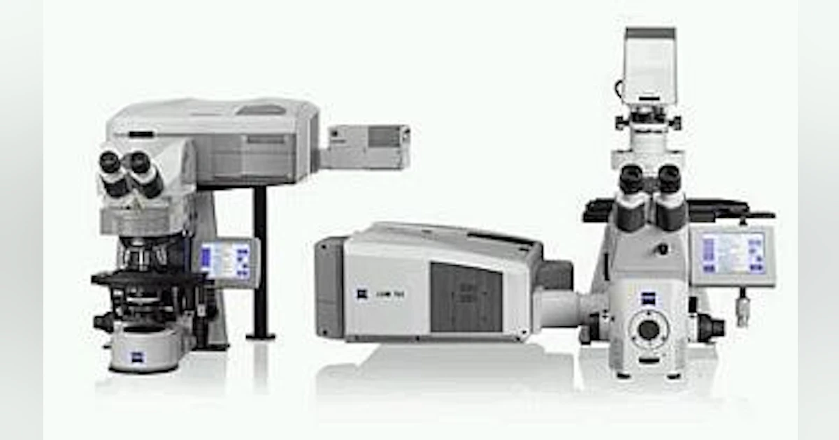 Miniscan Zeiss Microscope from Carl Zeiss employs confocal laser scanning | Vision ...