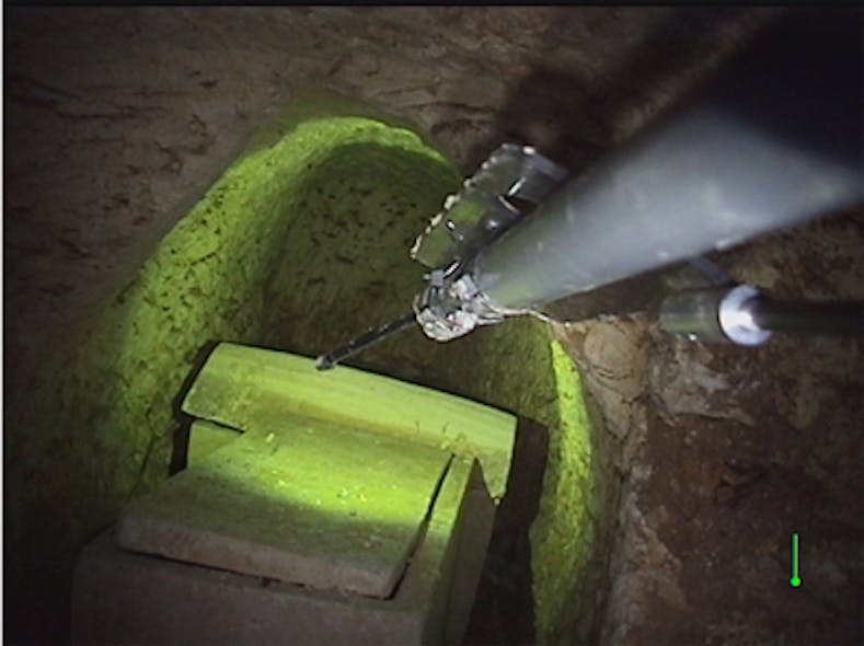 Camera helps unlock the secrets of the tomb