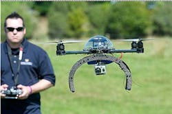 Flying thermal camera images cow pats Flying thermal camera images cow pats