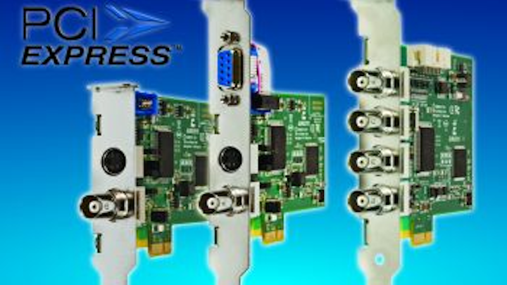 PCIe versions of image acquisition boards from Euresys are interchangeable with PCI equivalents