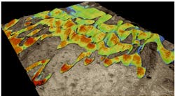 Image processing software measures movement of Martian sand Image processing software measures movement of Martian sand