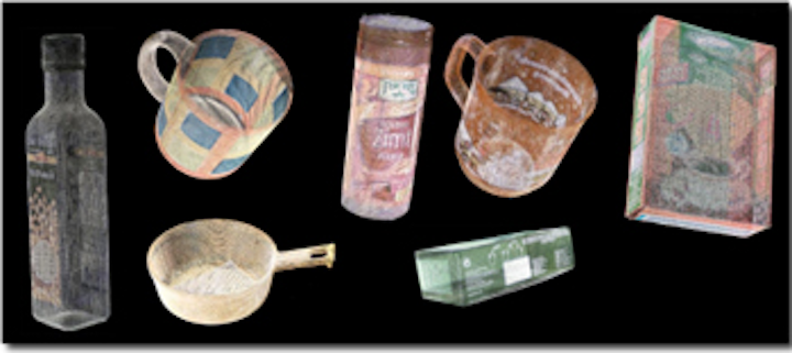 3-D objects tracked in continuous point cloud data