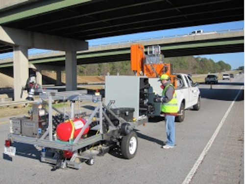 Vision system helps fill holes in the road