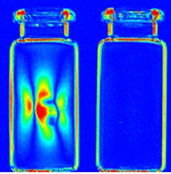 Vision system measures the stress in glass Vision system measures the stress in glass