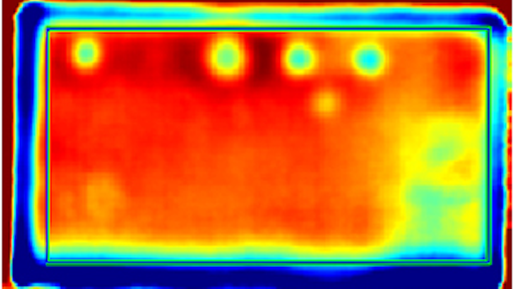 Imaging system spots defects in glass fiber reinforced plastic parts