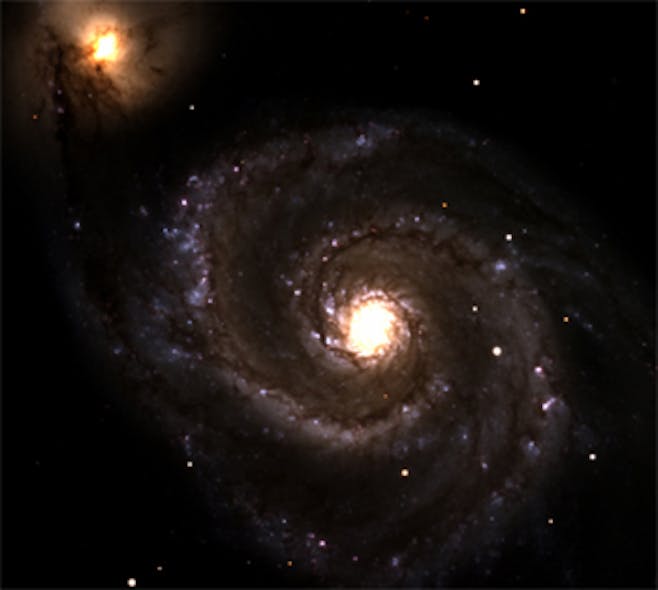 UK imager captures images of the Whirlpool galaxy