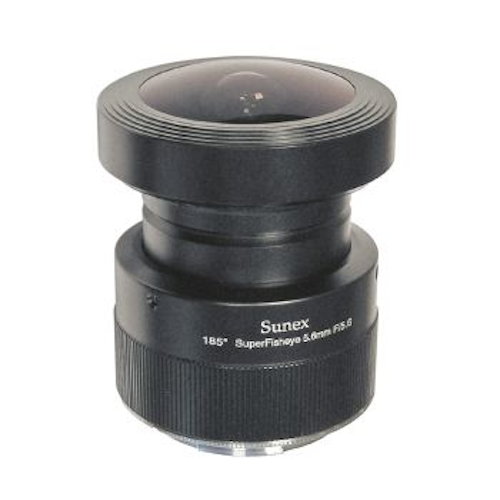FRAMOS offers Sunex fisheye lens with 185-degree FOV