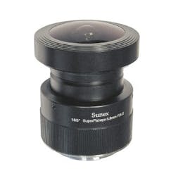 FRAMOS offers Sunex fisheye lens with 185-degree FOV