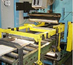 Machine vision system detects cracks in slabs Machine vision system detects cracks in slabs