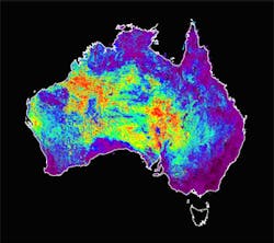 Mineral maps created from satellite imaging data Mineral maps created from satellite imaging data