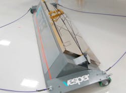 Measurement system verifies spec of space sunshield Measurement system verifies spec of space sunshield