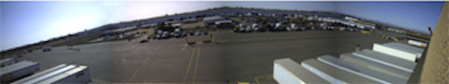IP cameras monitor warehouse operations