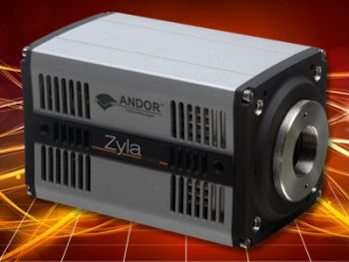 Andor Technology sCMOS camera images at 100 frames/sec
