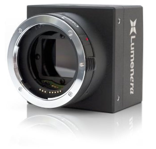 Lumenera&apos;s progressive-scan camera captures 5 frames/sec at full 4008 x 2672 resolution