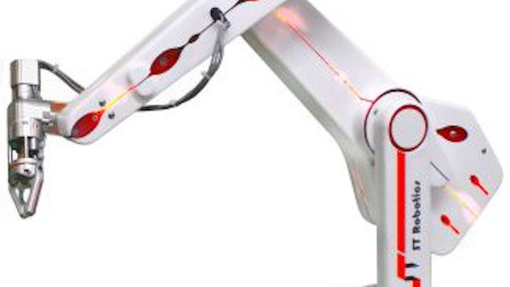 ST Robotics six-axis arm has reach of 500 mm