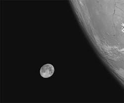 Satellite imager captures perfect picture of a blue Moon Satellite imager captures perfect picture of a blue Moon