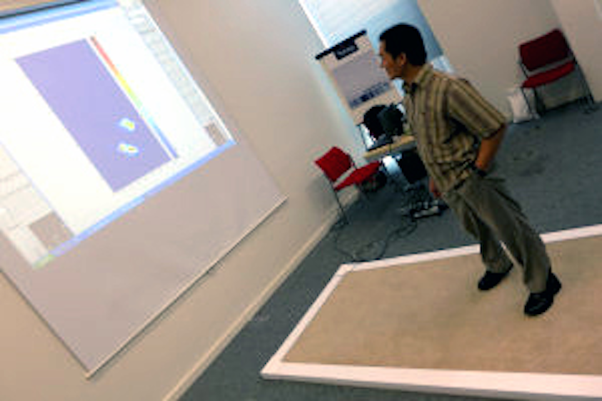 Smart carpet images objects placed on its surface Vision Systems Design