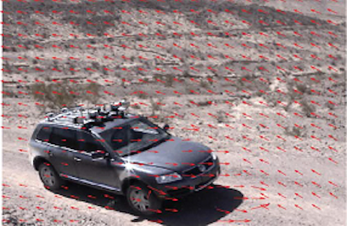 Motion estimation algorithm ported to GPU