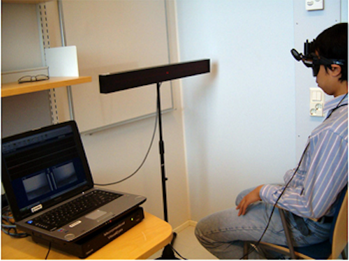 Biometric identification system analyzes eye movements
