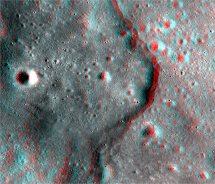 NASA publishes 3-D images of the moon