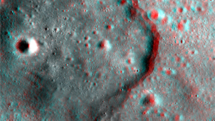 NASA publishes 3-D images of the moon