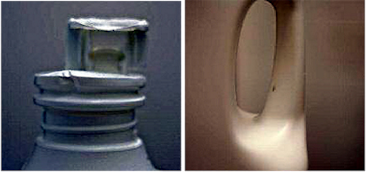Vision system checks milk containers for flash