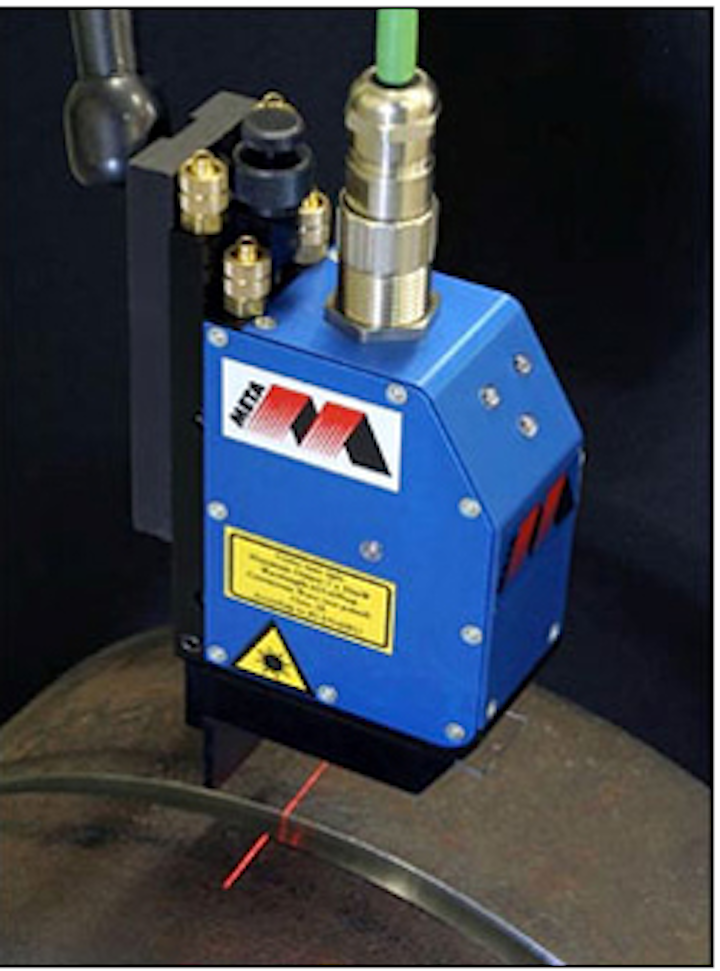 Laser sensor automates arc welding