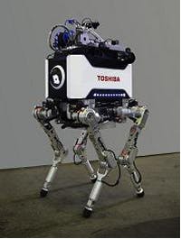 Vision guided robot enters risky areas