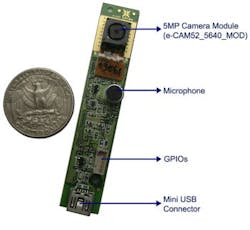 USB camera module from e-con Systems employs 5-Mpixel sensor with auto image control functions USB camera module from e-con Systems employs 5-Mpixel sensor with auto image control functions
